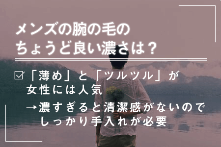 7.男の腕の女性ウケ、ちょうど良い濃さをSNSで調査